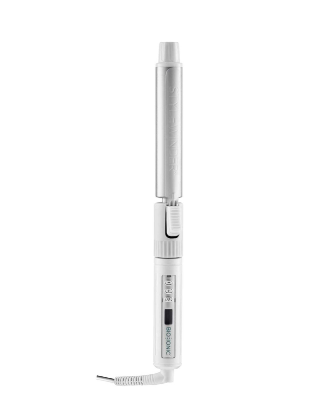 Bio Ionic StyleWinder® Rotating Styling Iron white - професионална маша за коса с въртящ се клипс - Look Perfect