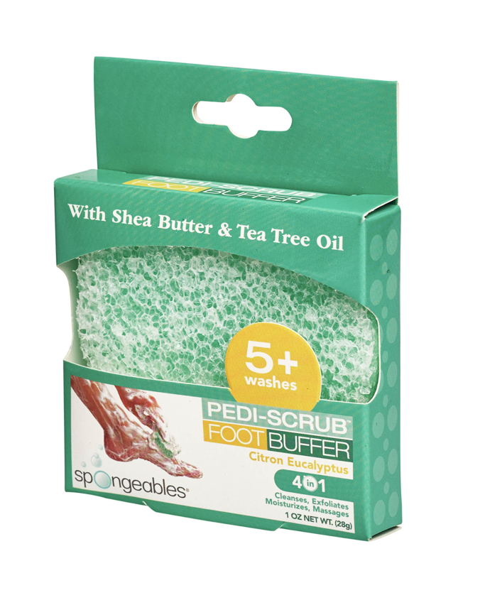 Spongeables Pedi Scrub Citron Eucalyptus - 5+ washes