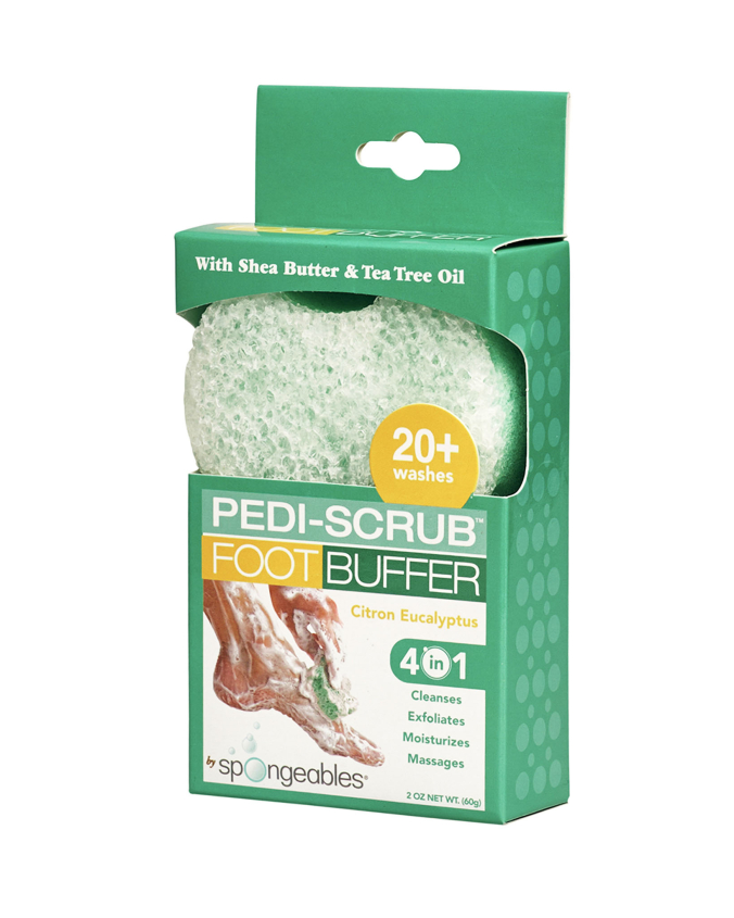 Spongeables Pedi Scrub Citron Eucalyptus - 20+ washes