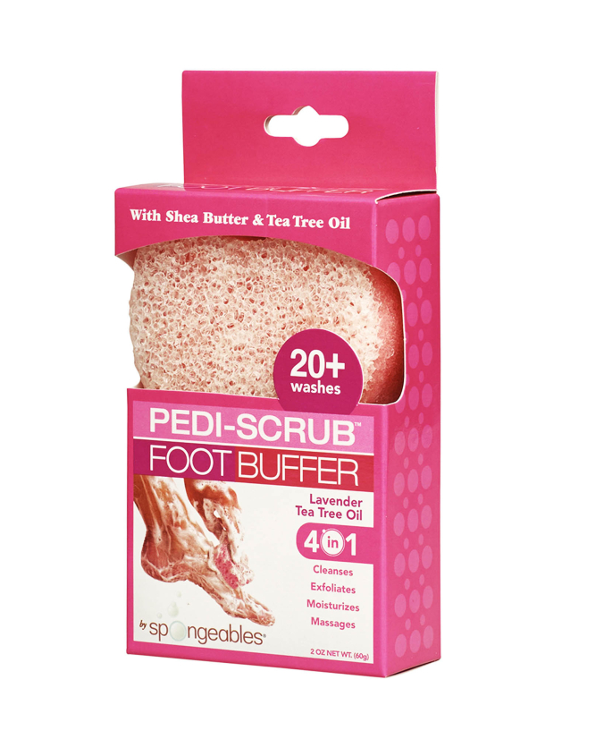 Spongeables Pedi Scrub Lavender Tea Tree Oil - 20+ washes