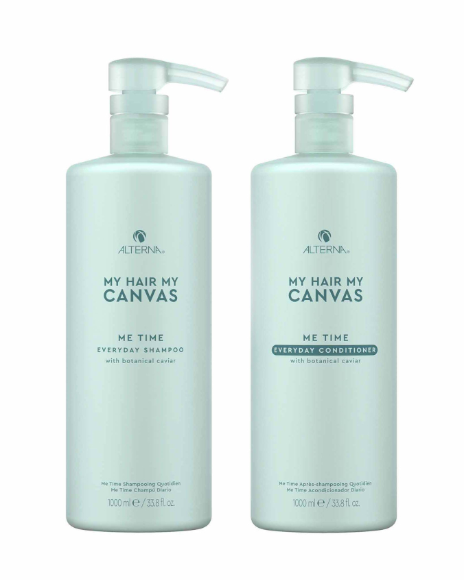 Alterna My Hair My Canvas Me Time - Family Pack Shampoo 1000ml + Conditioner 1000ml.