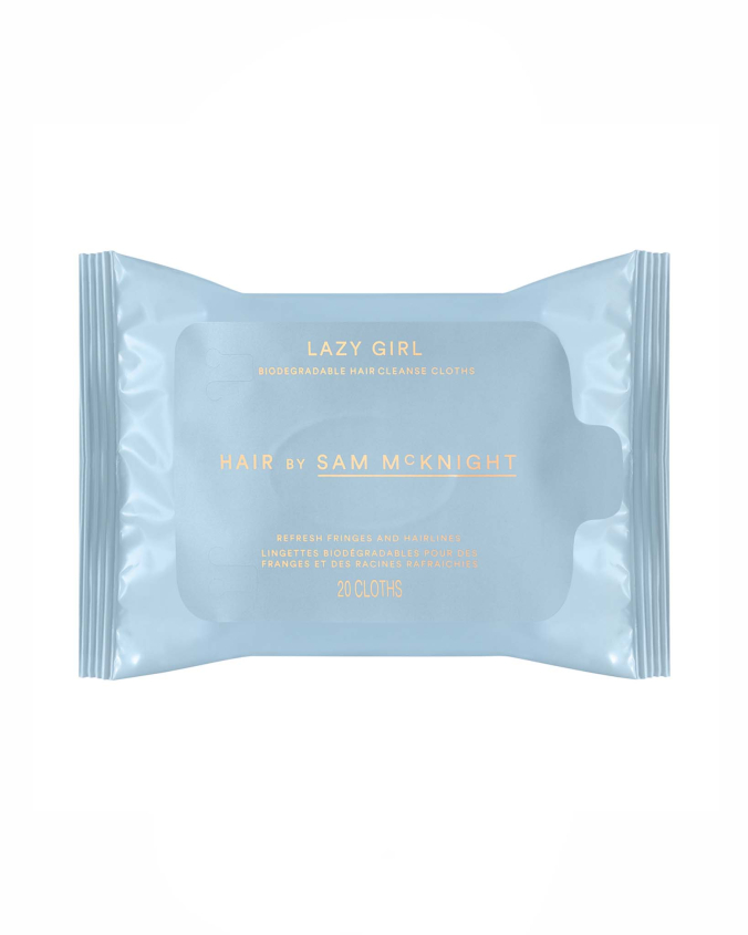 Sam McKnight Lazy Girl Biodegradable Hair Cleanse Cloths (20pcs) - Look Perfect